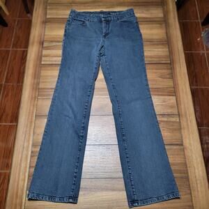 Seven7 Dark Blue Regular Boot Cut Jeans - Size 6